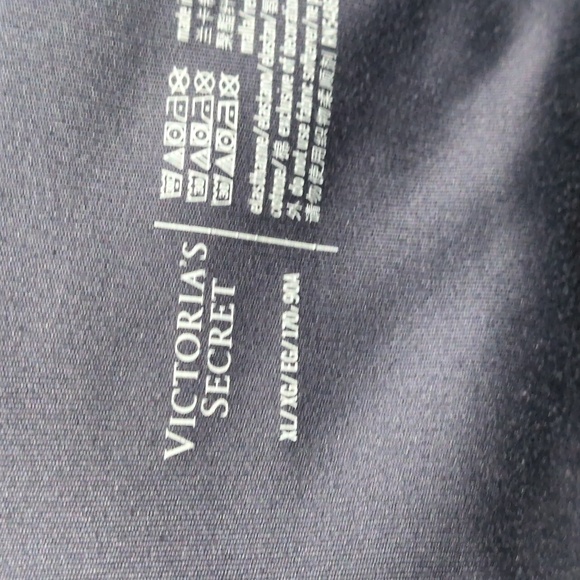 Victoria's Secret VSX Mesh Panel Gym Leggings Sz XL Steel Gray - Picture 4 of 5